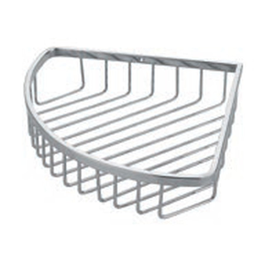 Chrome Wire Shower Baskets, Corner basket
