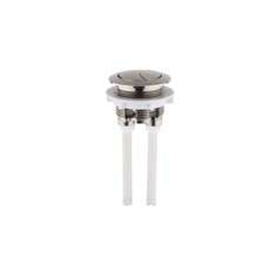 Cistern Push Buttons, Brushed nickel