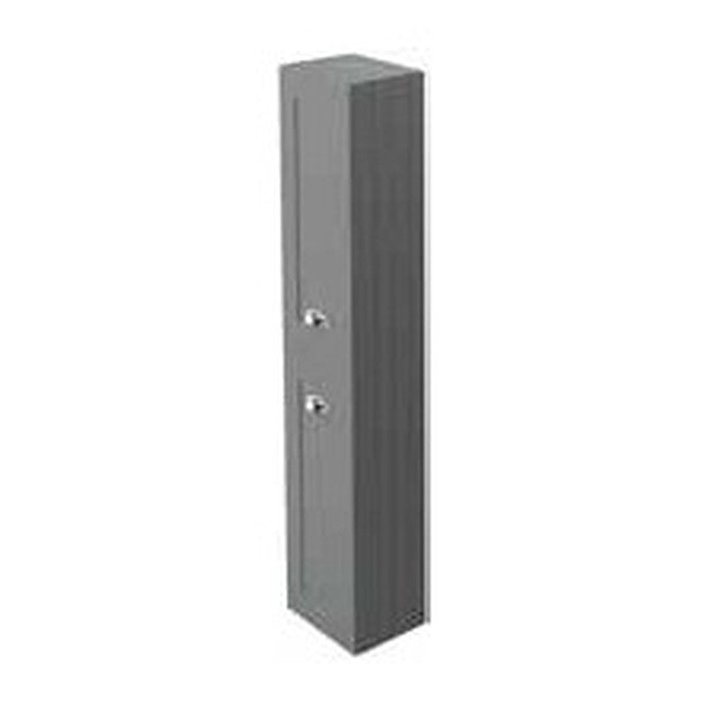 Clara 1500mm Wall Hung Tall Storage Unit, 2 Doors