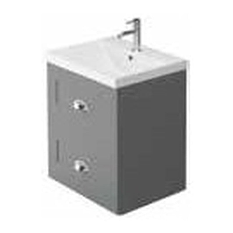 Clara 500mm Wall Hung Vanity Unit & Basin, 2 Drawers