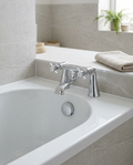 Clarence Bath Filler in a bright modern bathroom