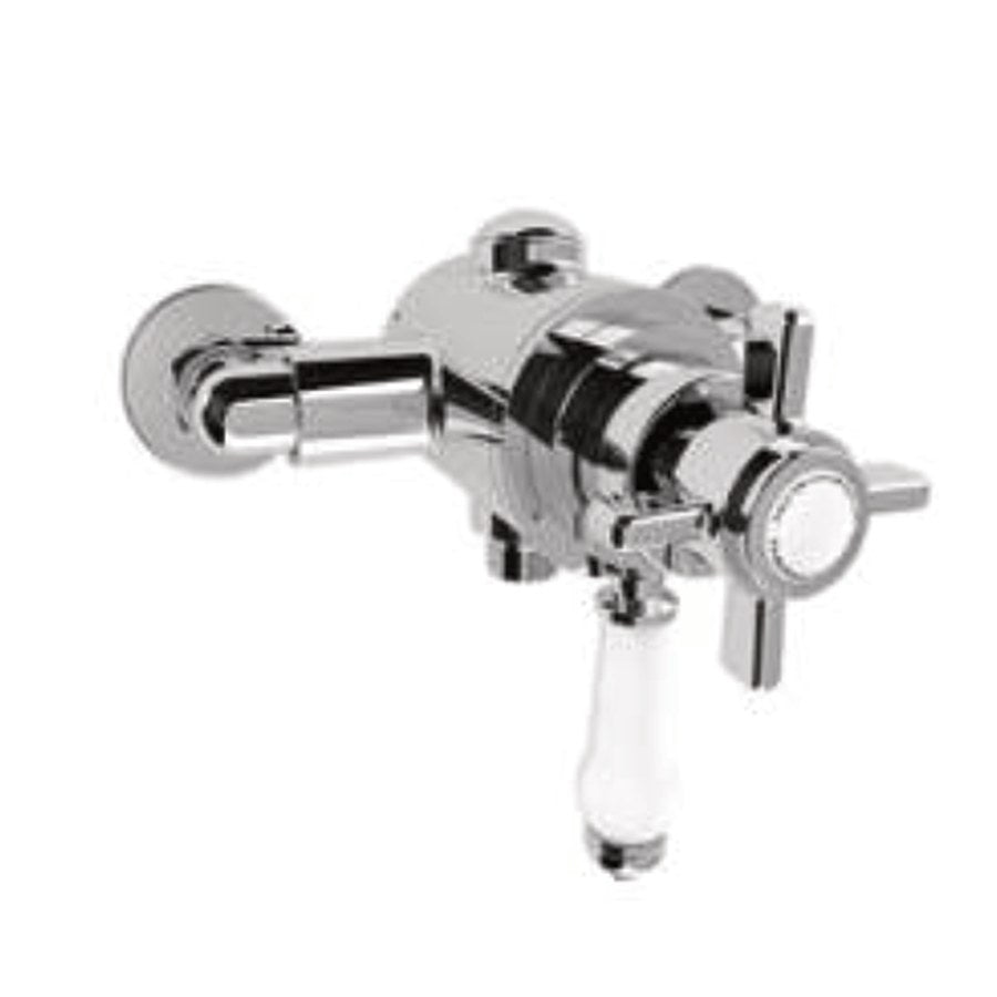 Clarence Traditional Thermostatic Shower Sets & Valves, Exposed valve only