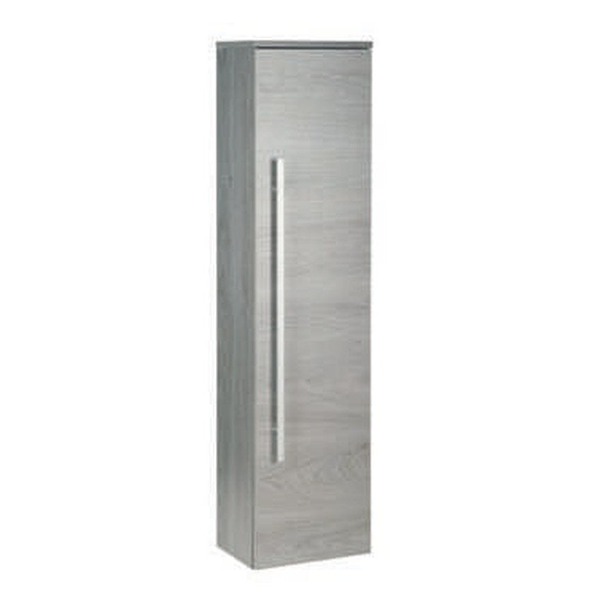 Clarity Wall Mounted Side Unit – Silver oak