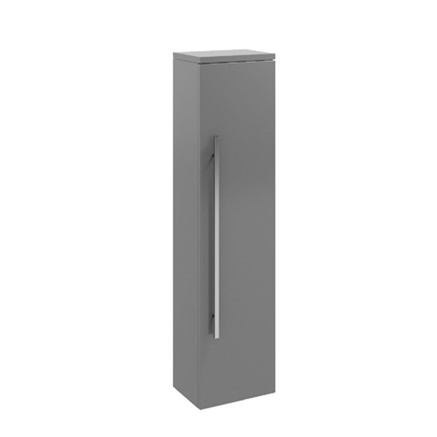 Clarity Wall Mounted Side Unit – Storm grey gloss