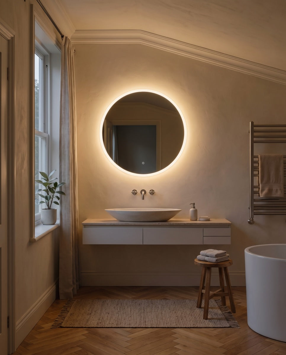 Cleo Round Mirror 80cm