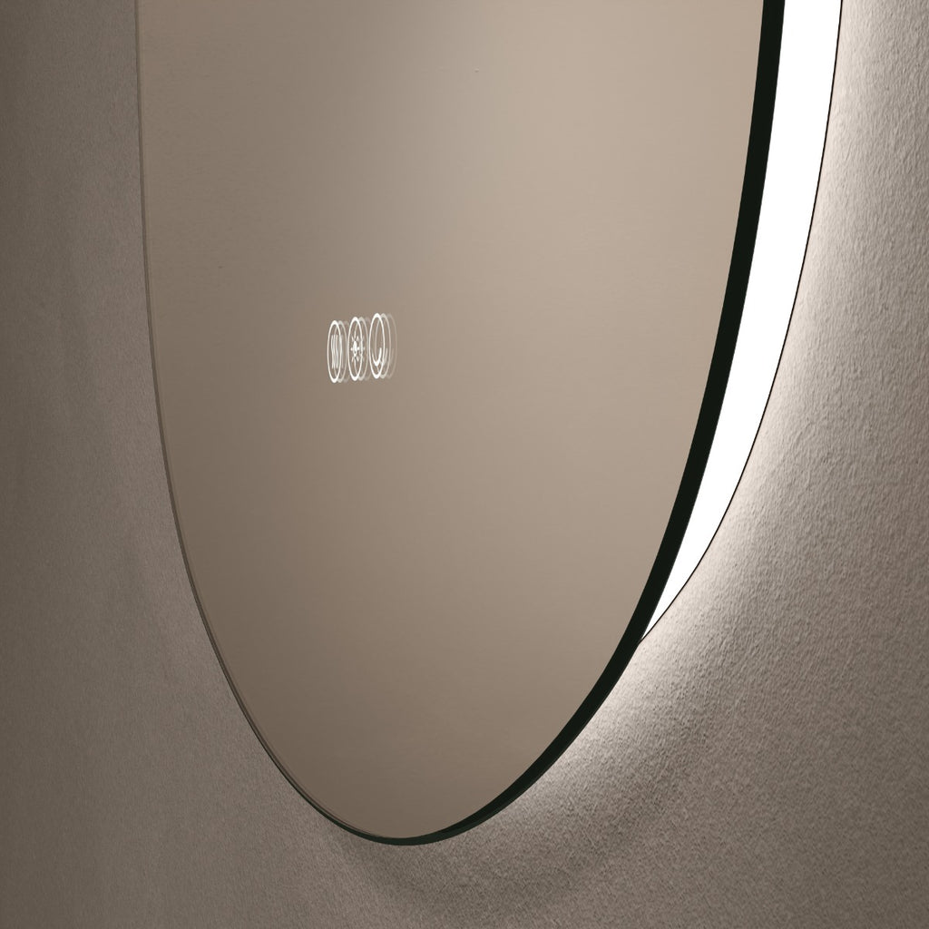 Claris Curve Oblong Mirror 70x78cm