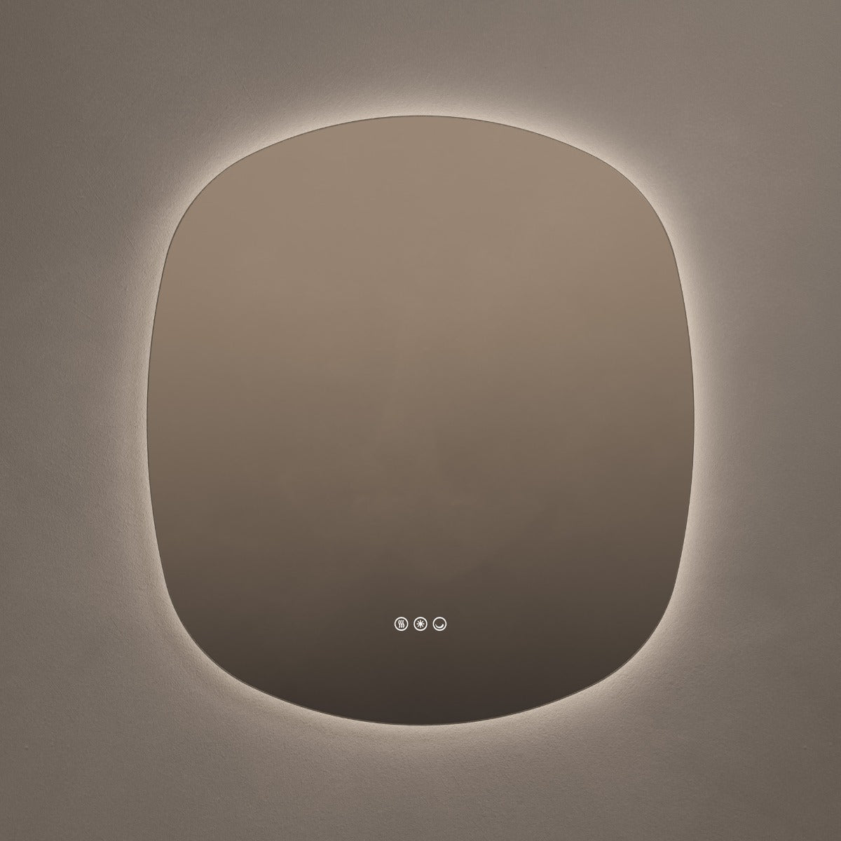 Claris Curve Oblong Mirror 70x78cm