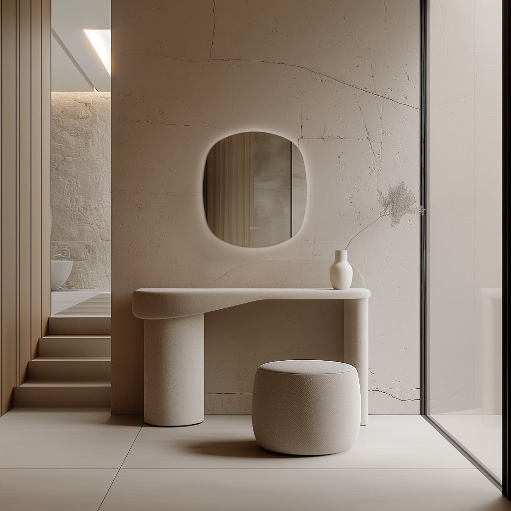 Claris Curve Oblong Mirror 70x78cm