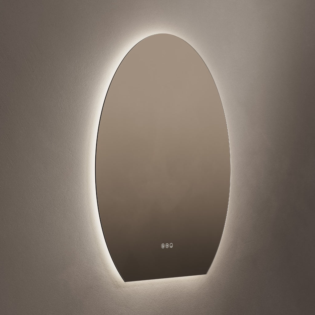 Claris Oval Cut Mirror 80x90cm