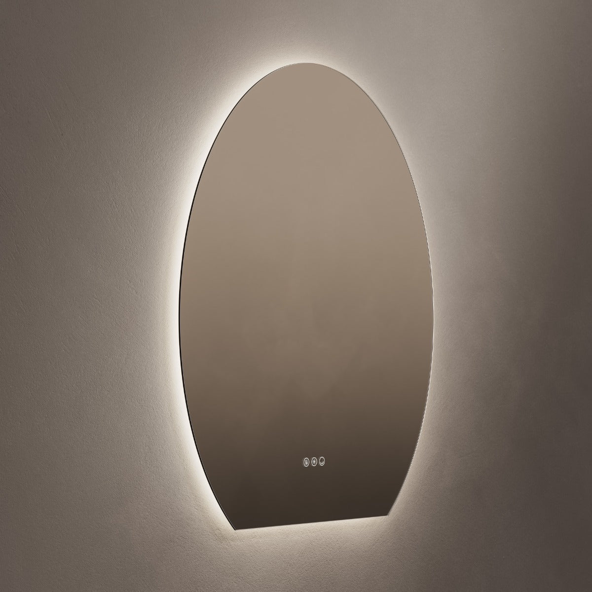 Claris Oval Cut Mirror 80x90cm