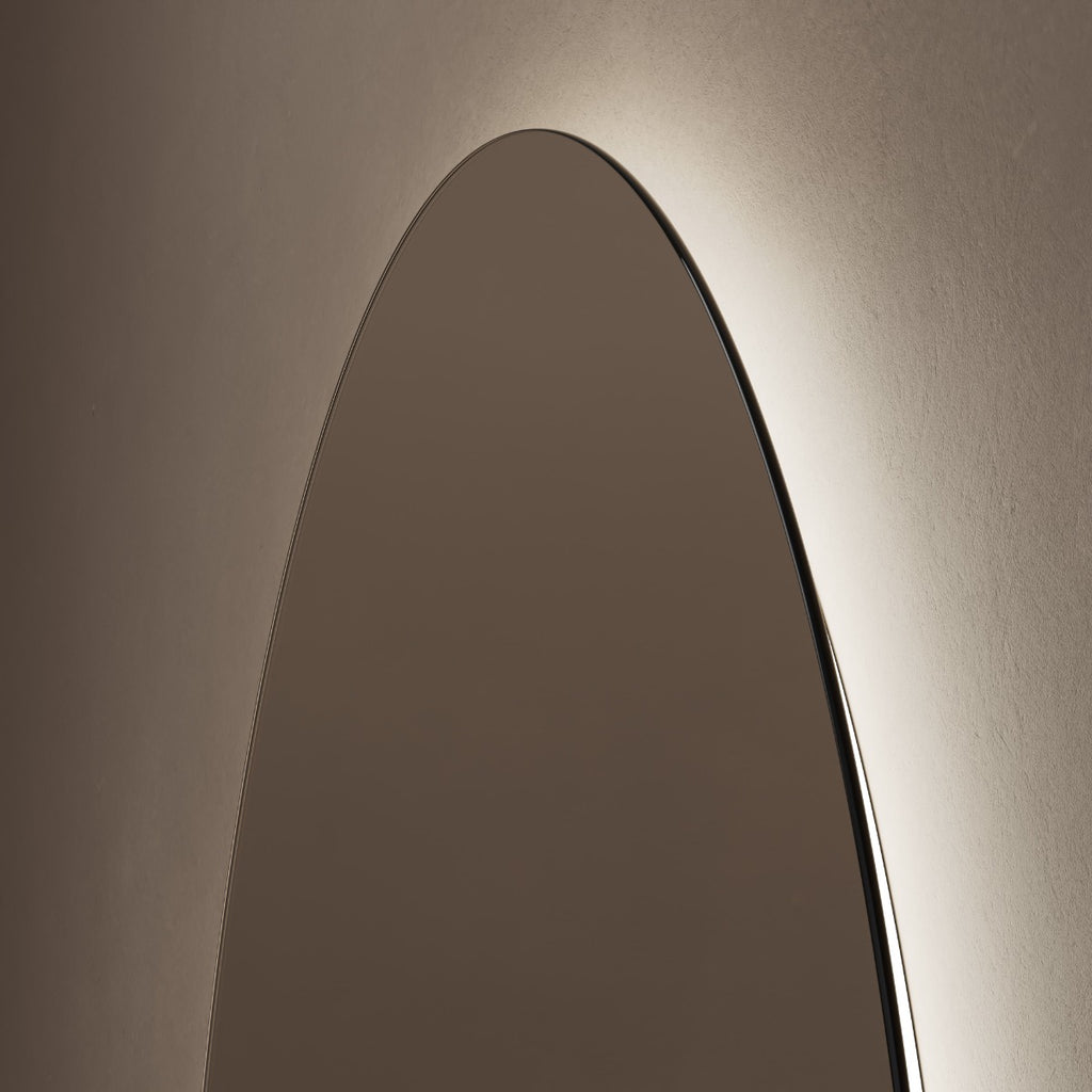 Claris Oval Cut Mirror 80x90cm