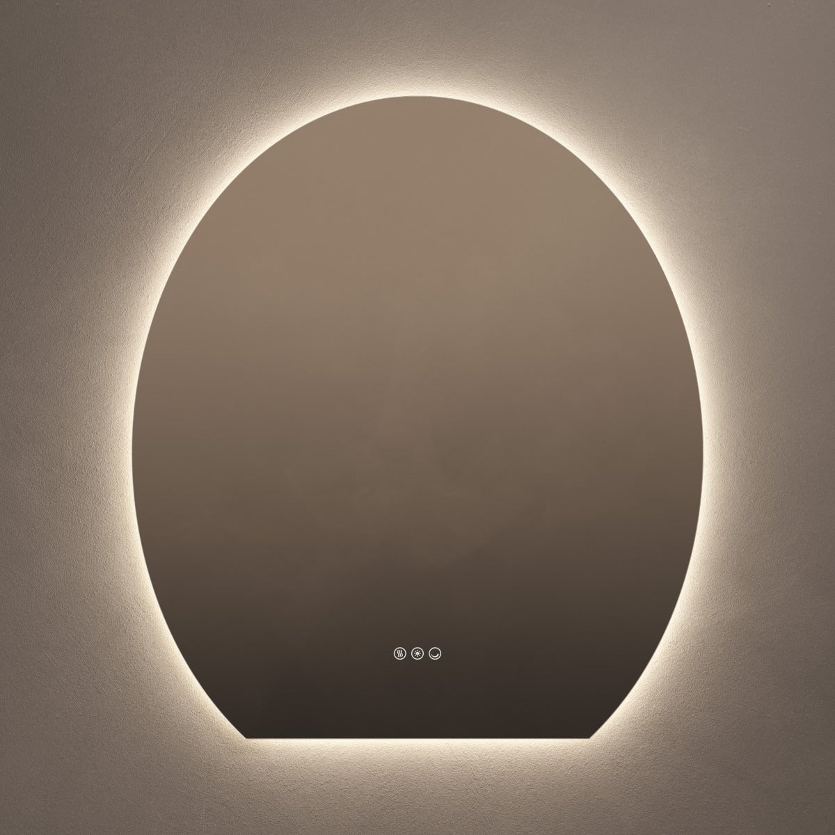 Claris Oval Cut Mirror 80x90cm