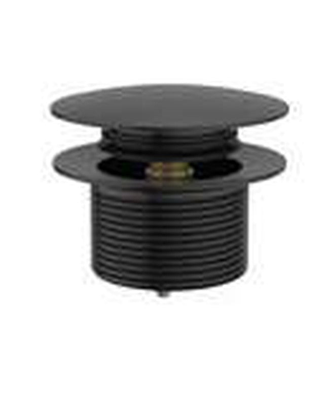 Costa Freestanding Bath, black click waste