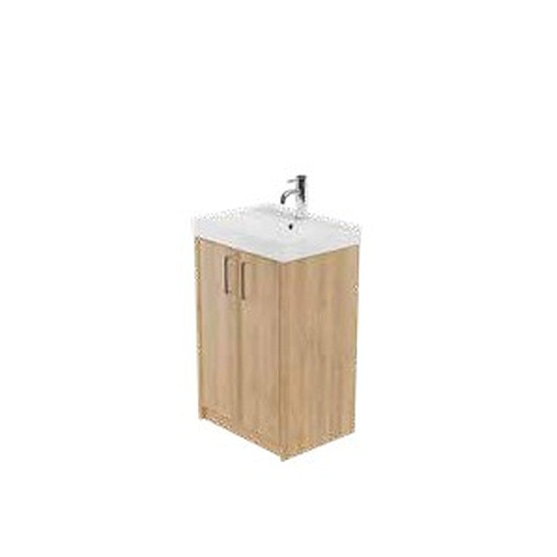 Cotsford 600mm Floorstanding Vanity Unit & Basin, 2 Doors