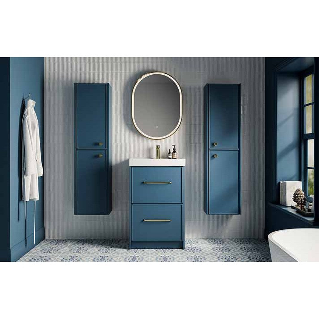Cotsford henley blue floorstanding vanity unit