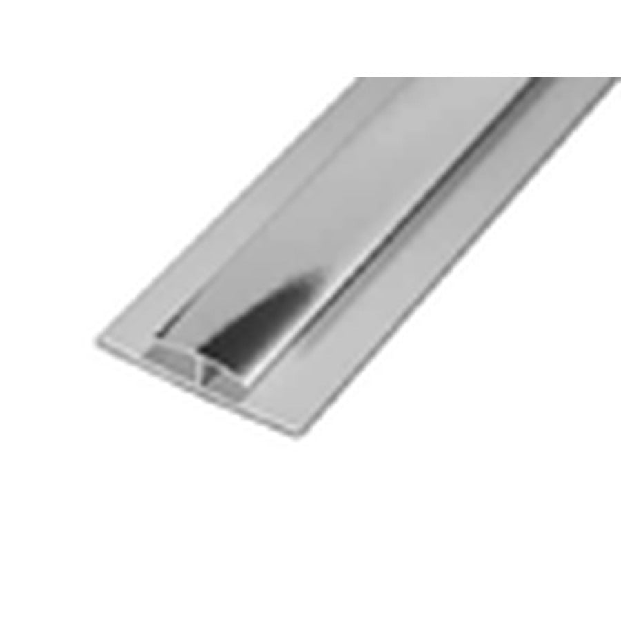 Cove 10mm Wall Panel Trims, Chrome, H joint