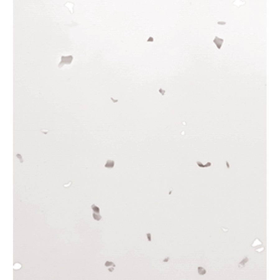 Cove PVC Shower Wall Panels, 2.4m x 1m, Arctic sparkle white gloss