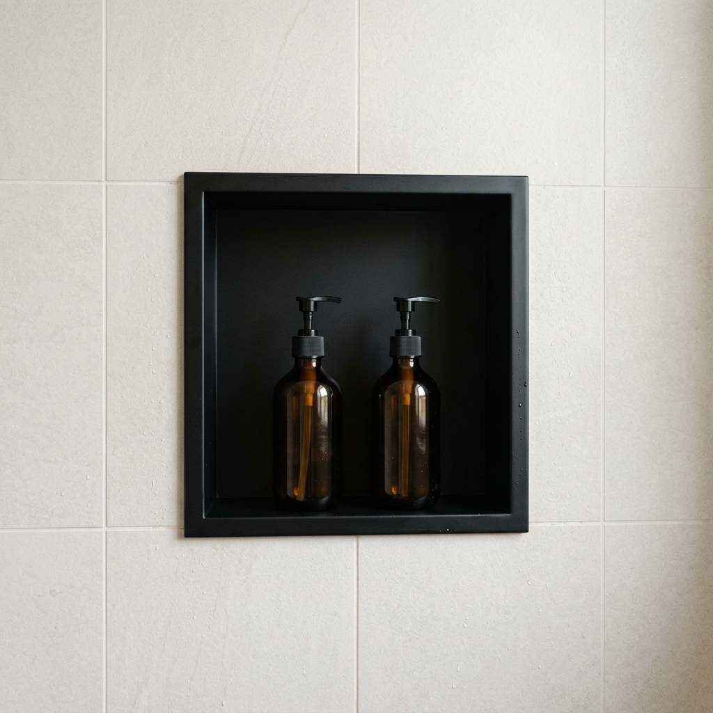 Stainless Steel Inset Shower Niche