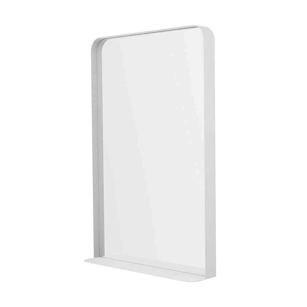 City Mirror with Shelf 50 White - 50x75cm