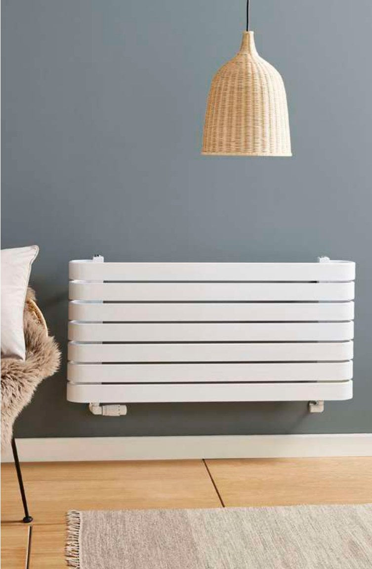 Dalton Designer Radiator, White gloss
