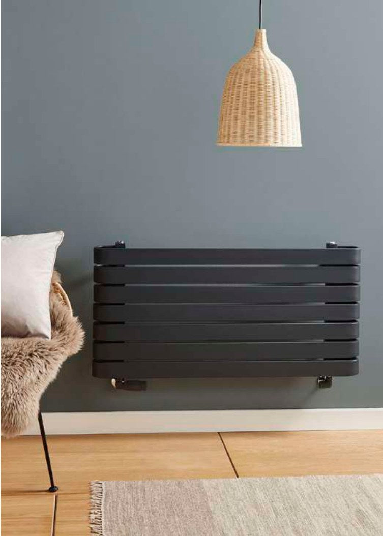 Dalton Designer Radiator, Textured grey