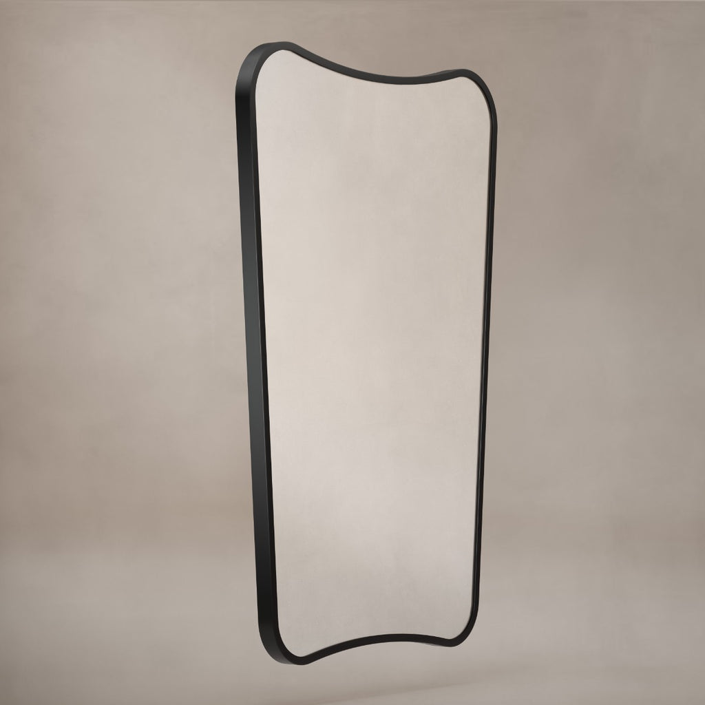Delphine Curve Mirror 60x90cm - Black