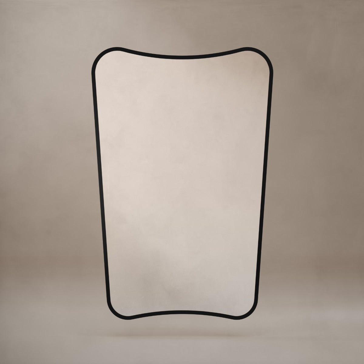 Delphine Curve Mirror 60x90cm - Black