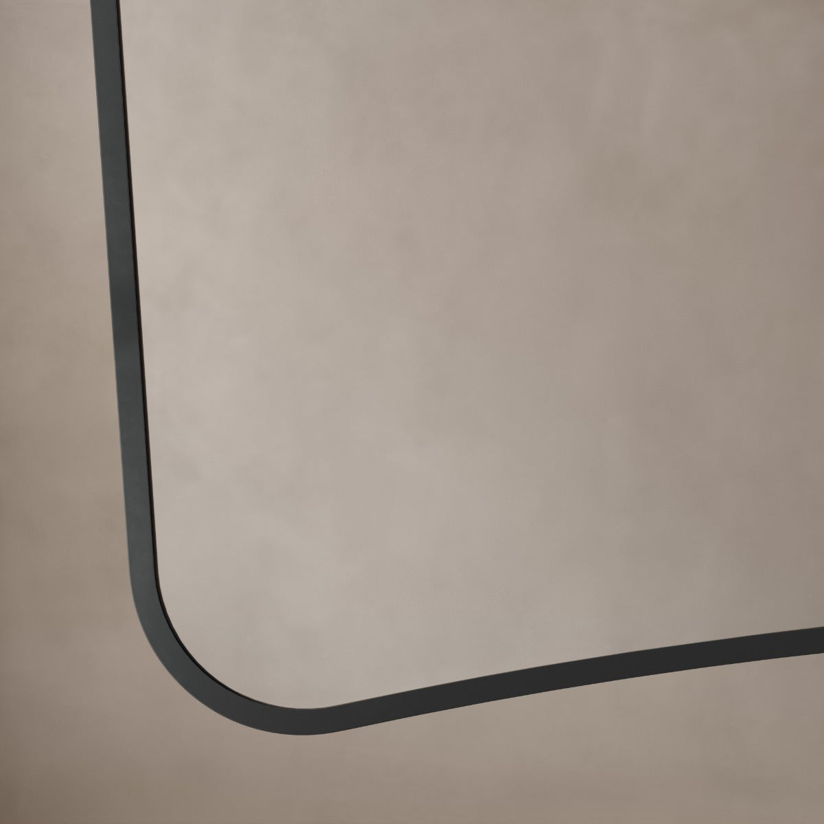 Delphine Curve Mirror 120x70cm - Black