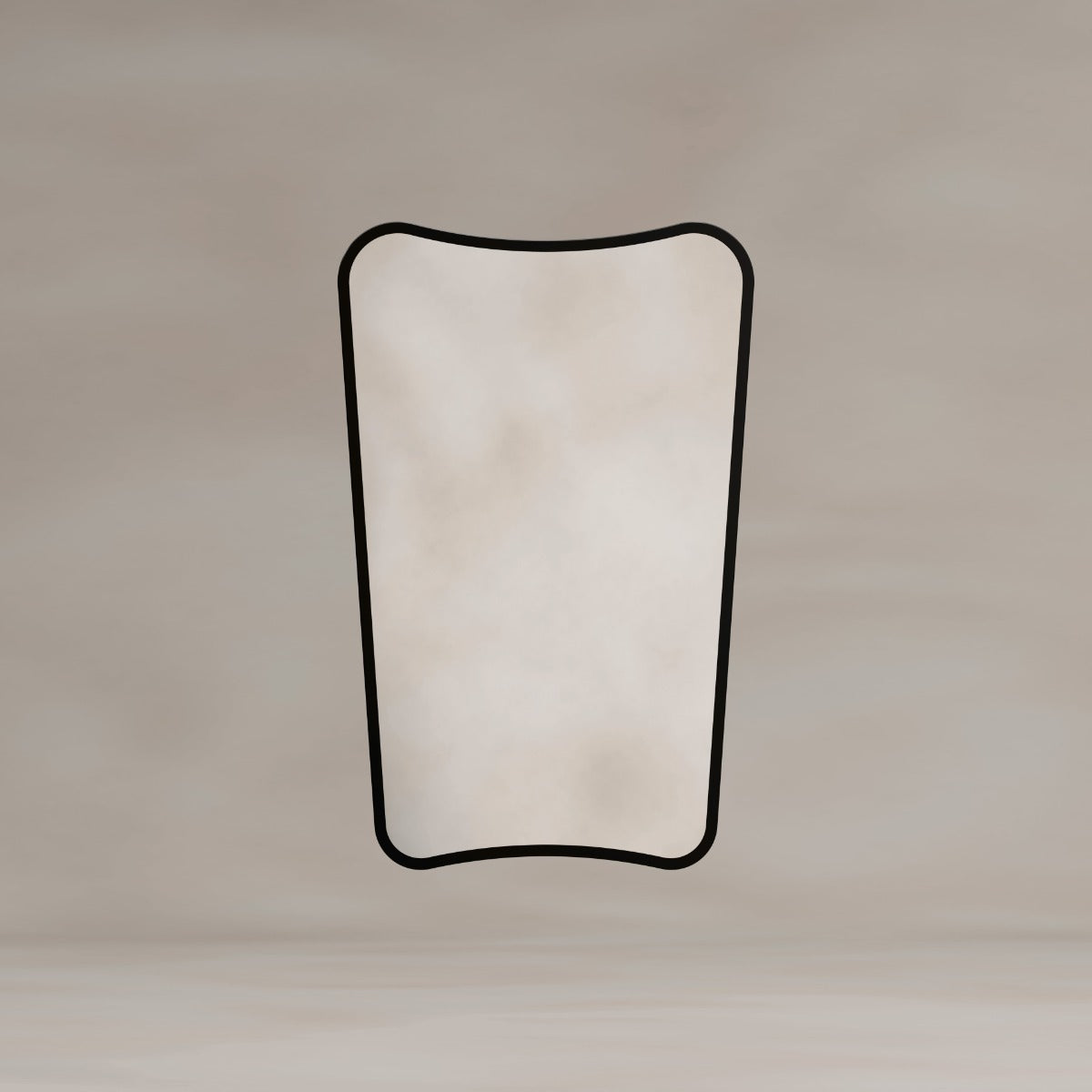 Delphine Curve Mirror 45x70cm - Black