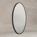 Delphine Oval Mirror 55x80cm - Black