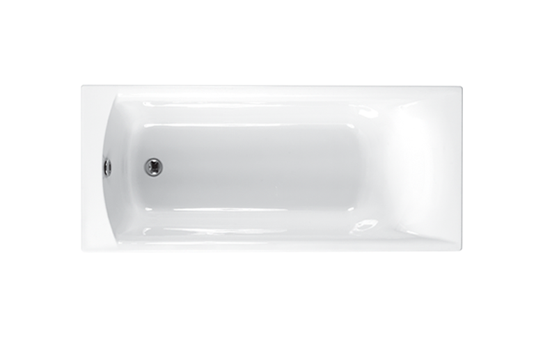 Carron Delta Single Ended Bath, plan view