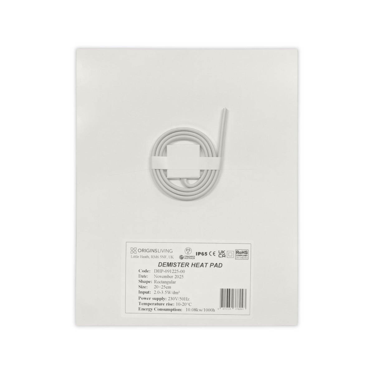 Demister Heat Pad 20x25cm