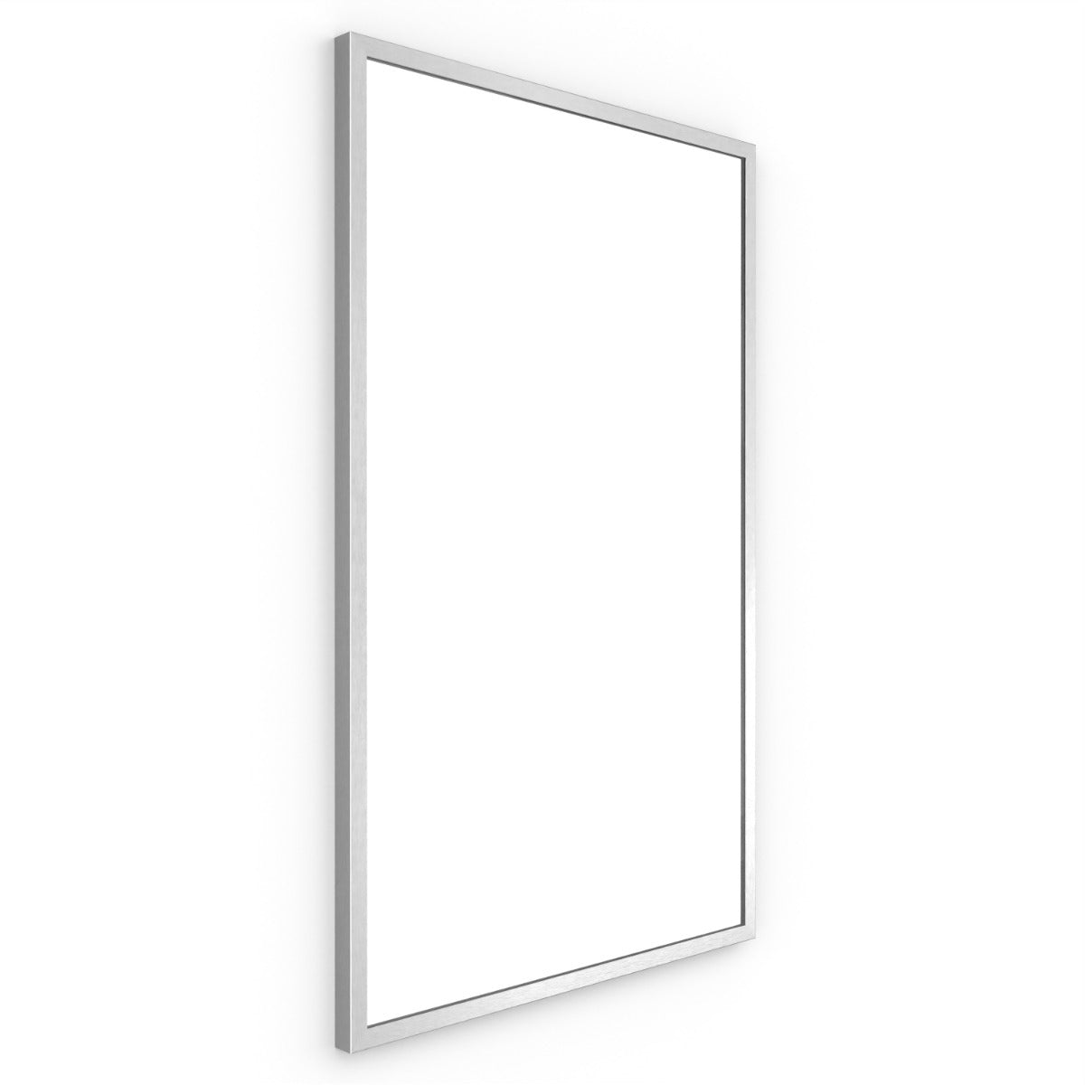 Docklands Rectangular Mirror 50 Brushed Stainless Steel - 50