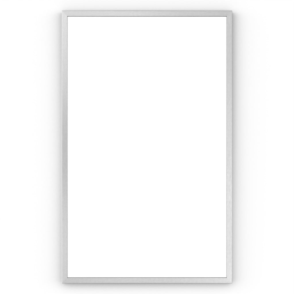 Docklands Rectangular Mirror 50 Brushed Stainless Steel - 50