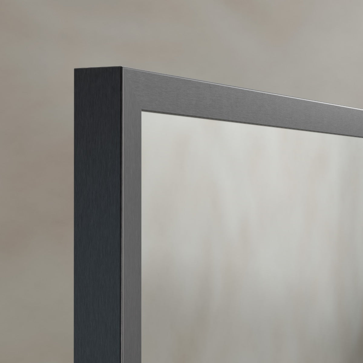 Docklands Rectangular Mirror 50 Gunmetal - 50x80cm