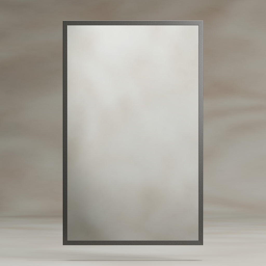 Docklands Rectangular Mirror 50 Gunmetal - 50x80cm