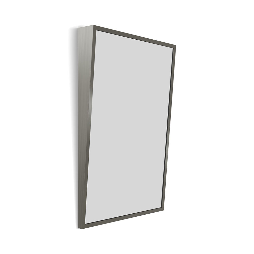 Docklands Inclusive Angled Mirror 50 Brushed Stainless Steel