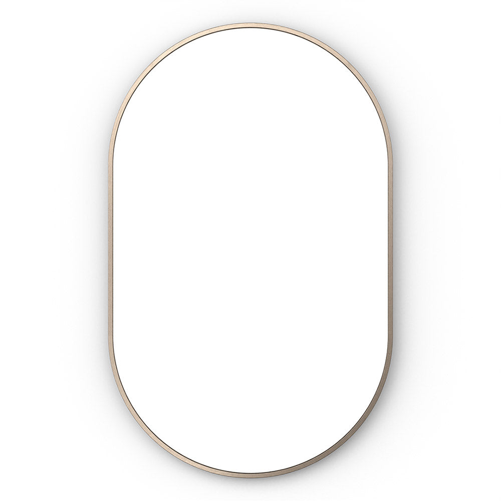 Docklands Capsule Mirror 50 Brushed Bronze - 50x80cm