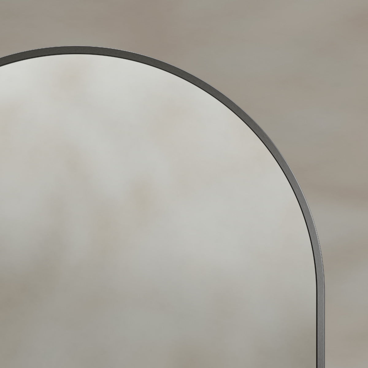 Docklands Capsule Mirror 50 Gunmetal - 50x80cm