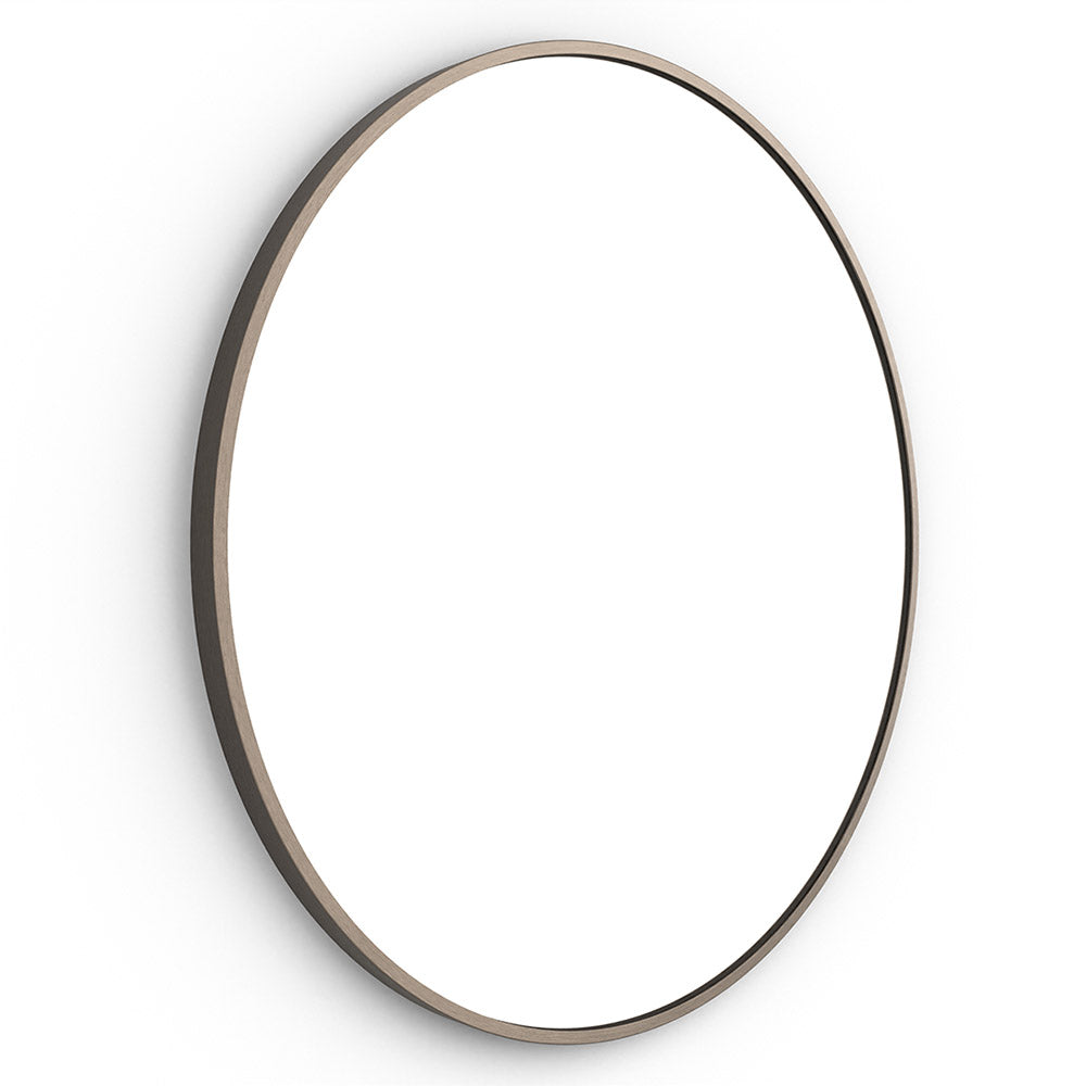 Docklands Round Mirror 60cm Brushed Bronze