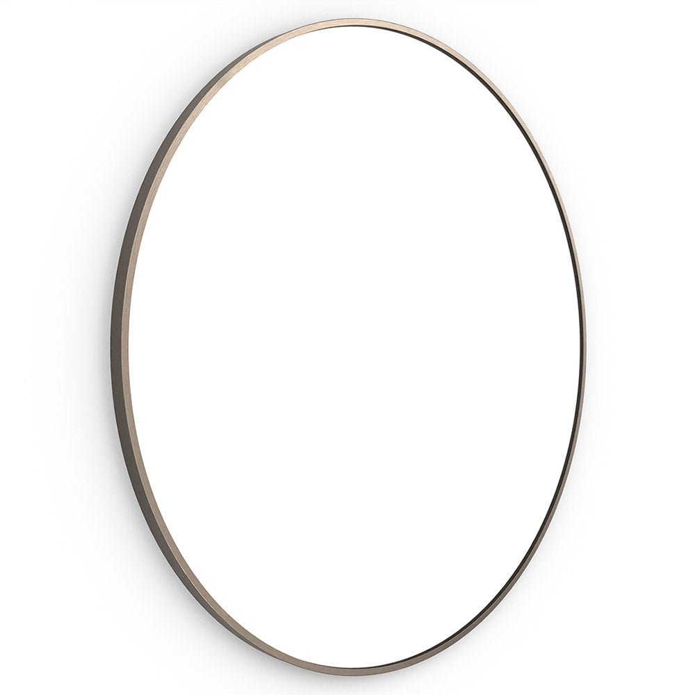 Docklands Round Mirror 80cm Brushed Bronze