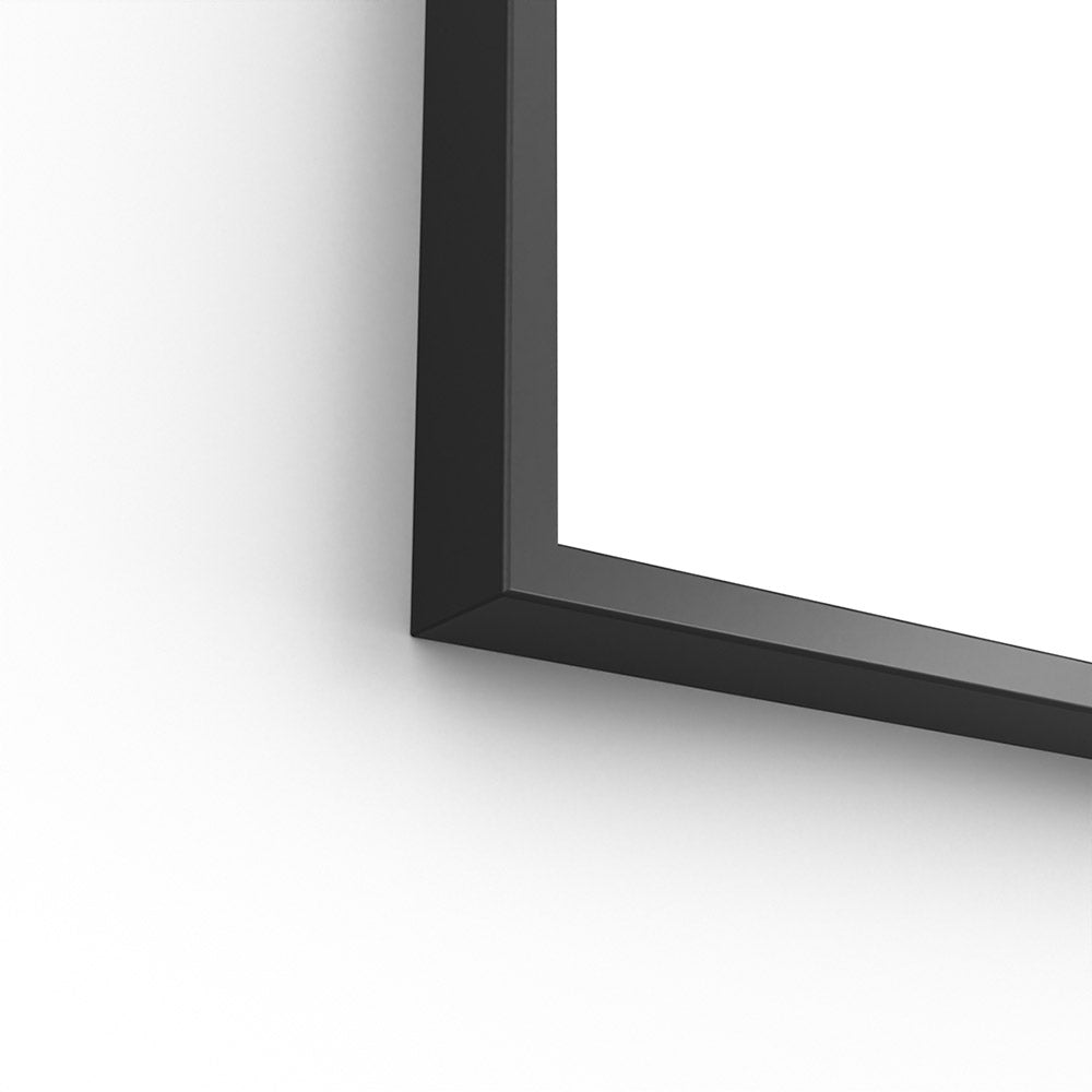 Docklands Arch Mirror 50 Black - 50x80cm