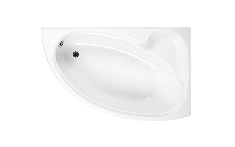 Carron Dove Corner Bath, plan view