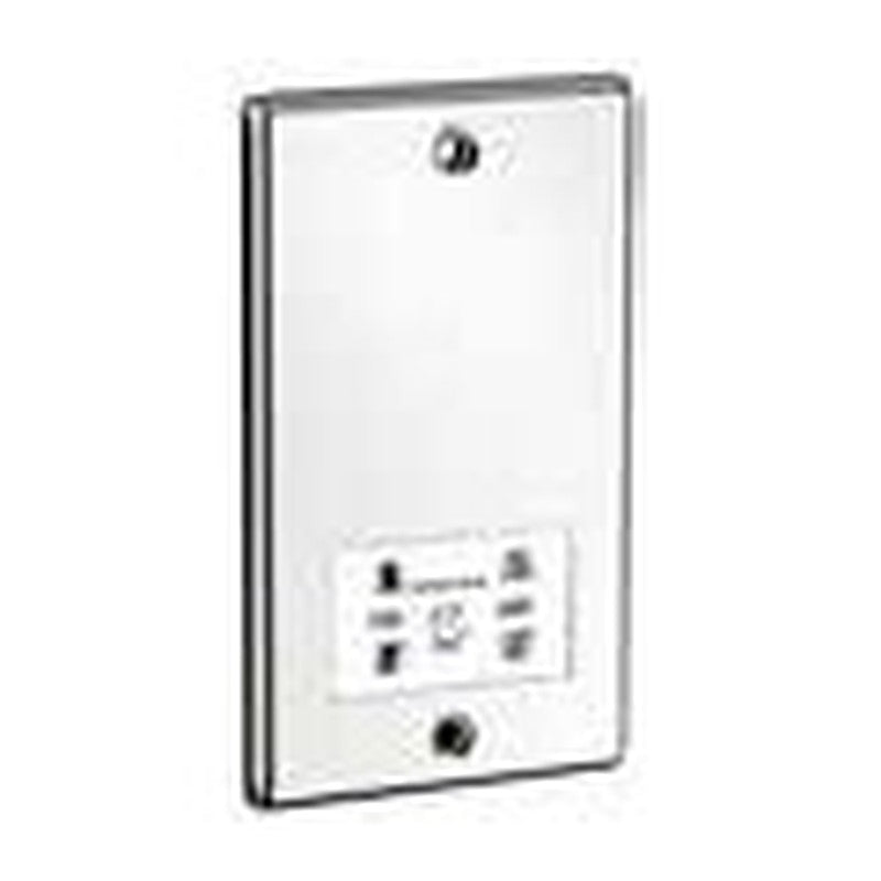 Dual voltage bathroom shaver socket