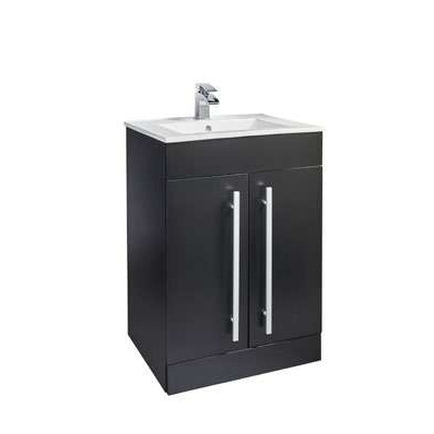 Duet 1100mm L-Shaped Furniture Pack – Matt black