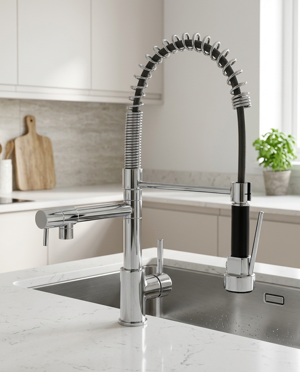 Duo Dual Spout Kitchen Mixer Tap