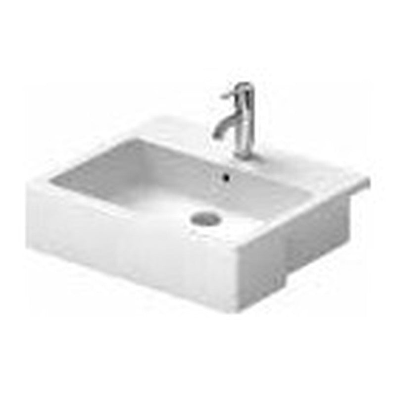 Duravit Vero 550 semi-recessed basin