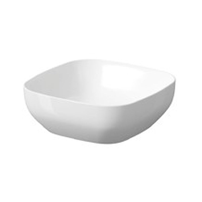 Elipso Square countertop basin in white