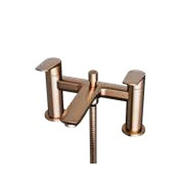 Etta Bath Shower Mixer in brushed bronze