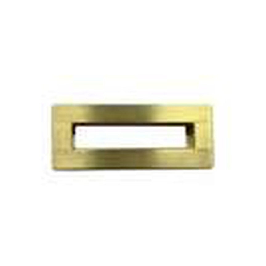 Fenwick Handles and Overflow Covers – Brushed brass